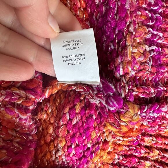 Ramy Brook Darla Knit Sweater Dress Multicolor Metallic Thread Size S New - Picture 8 of 9